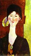 Amedeo Modigliani Portrait of Beatris Hastings oil on canvas